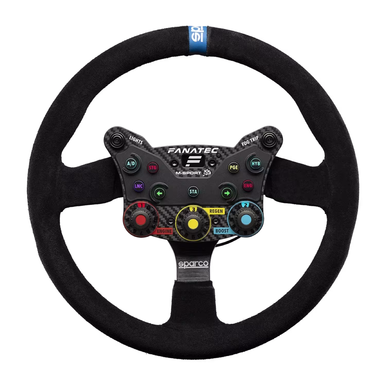 Fanatec Podium Button Module Rally with alcantara rim